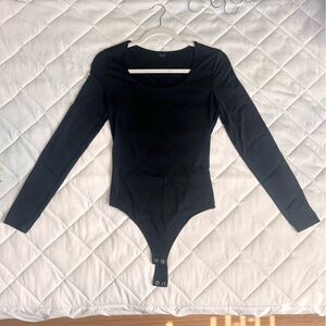 Express Black long sleeve bodysuit